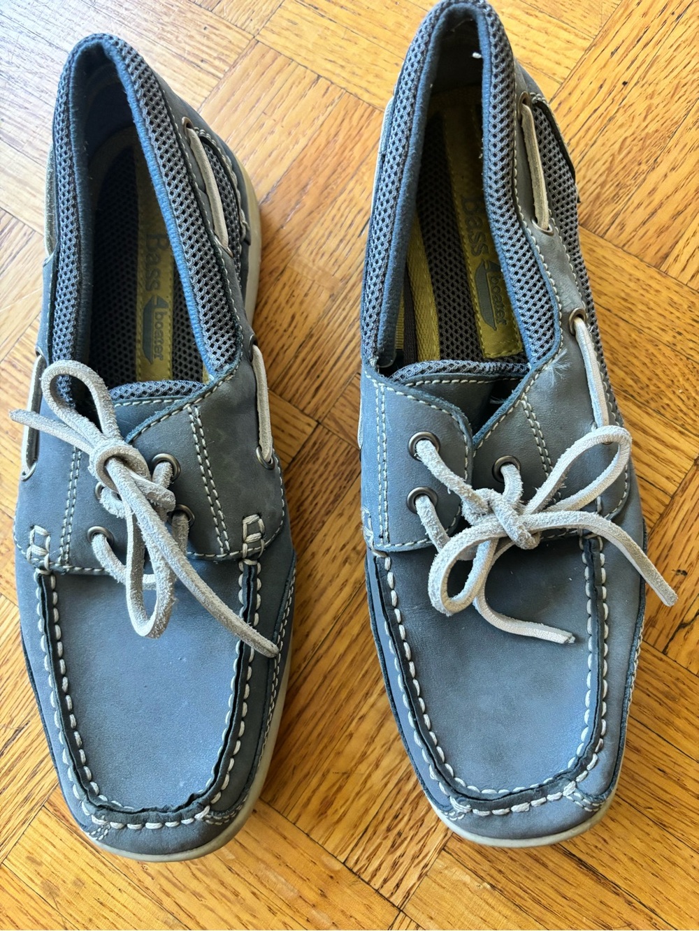 Bass Blue Boat Shoes - Casual Lace-Up Deck Shoes